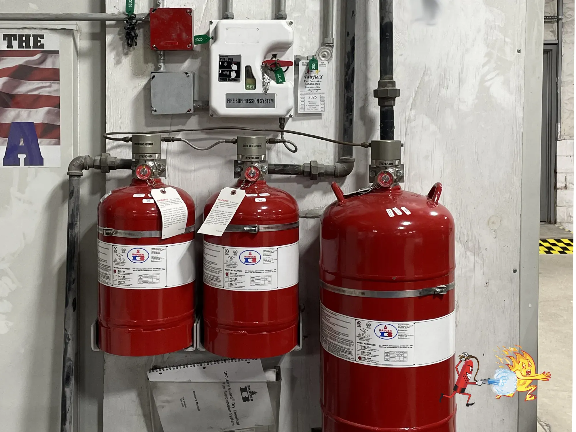 Automotive shop fire protection